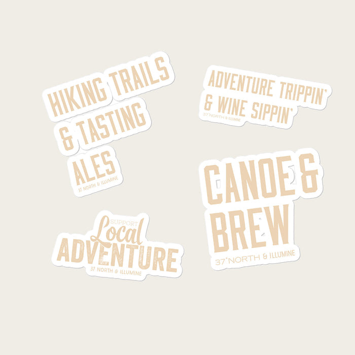 37 North Expeditions Assorted Sticker Pack