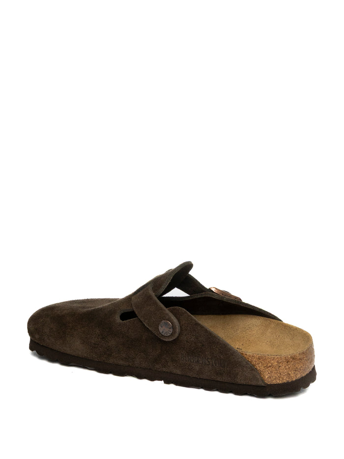 BIRKENSTOCK Boston camoscio mocha BOSTON 1027460-MOCHA