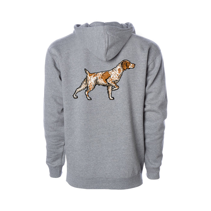 Orange Roan Brittany / Heather Grey / XS