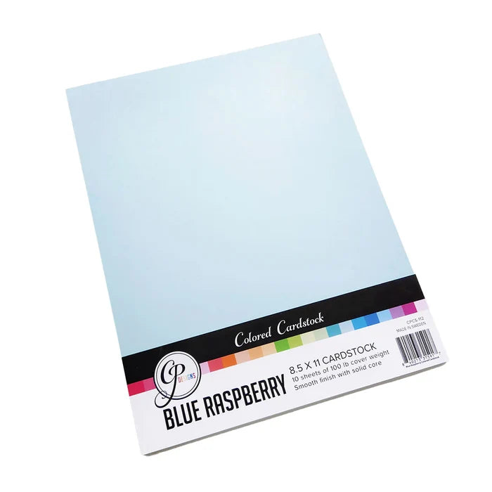 Catherine Pooler - Cardstock: Blue Raspberry 8.5" x 11". Includes 10 sheets. Available at Embellish Away located in Bowmanville Ontario Canada