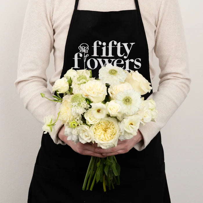 Cloud Dancer Flower Bouquet Apron - Image
