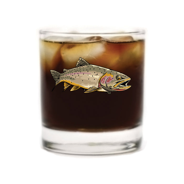 Cutthroat Trout Whiskey Glass