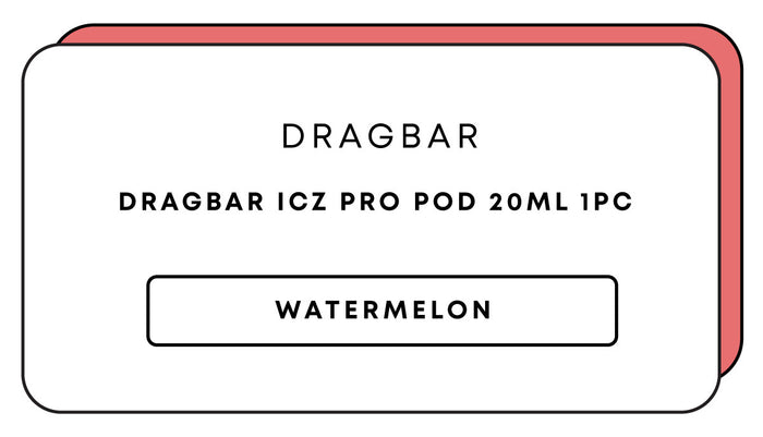 Dragbar ICZ Pro Pod 20mL 1pc | Watermelon-Image 1