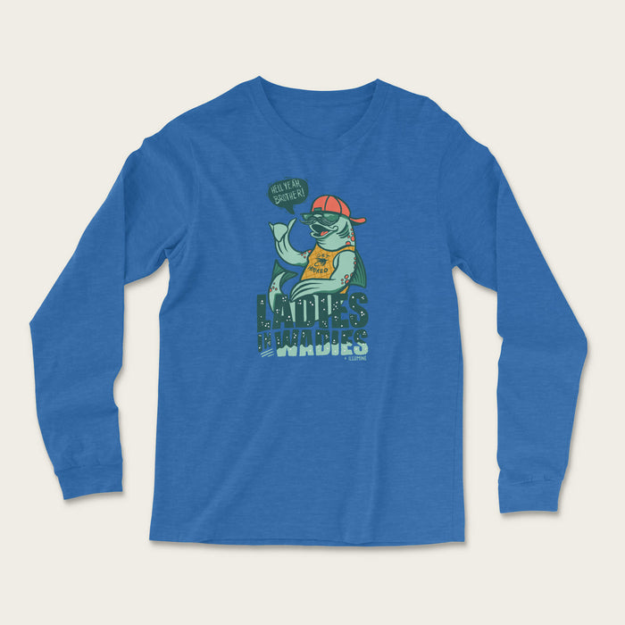 Get Hooked Long Sleeve - Heather True Royal