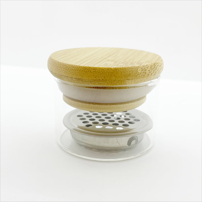 Glass Brush Cleaner Dish