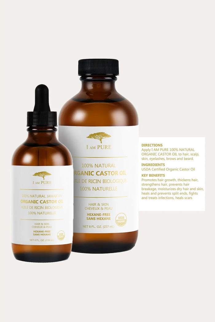 I AM PURE 100% NATURAL ORGANIC CASTOR OIL - BSW BEAUTY CANADA