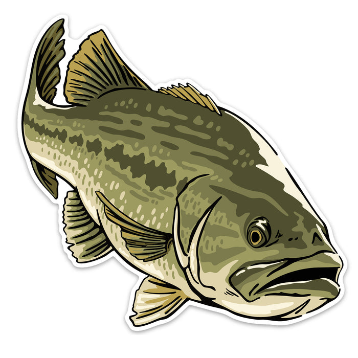 Largemouth Bass Decal Sticker