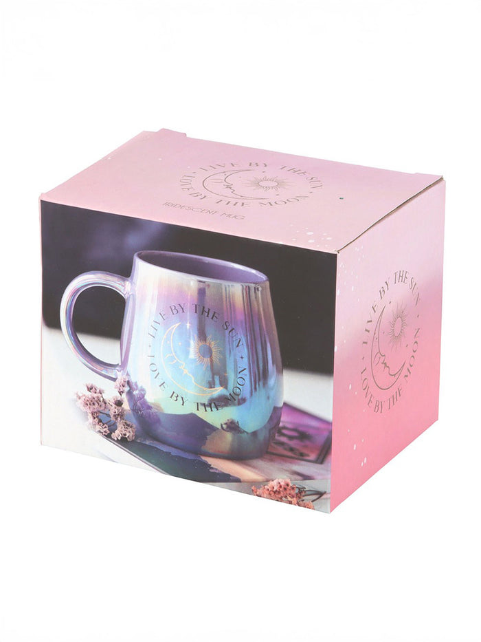 Live by the Sun Love by the Moon Iridescent Mug | One Colour-Image 3