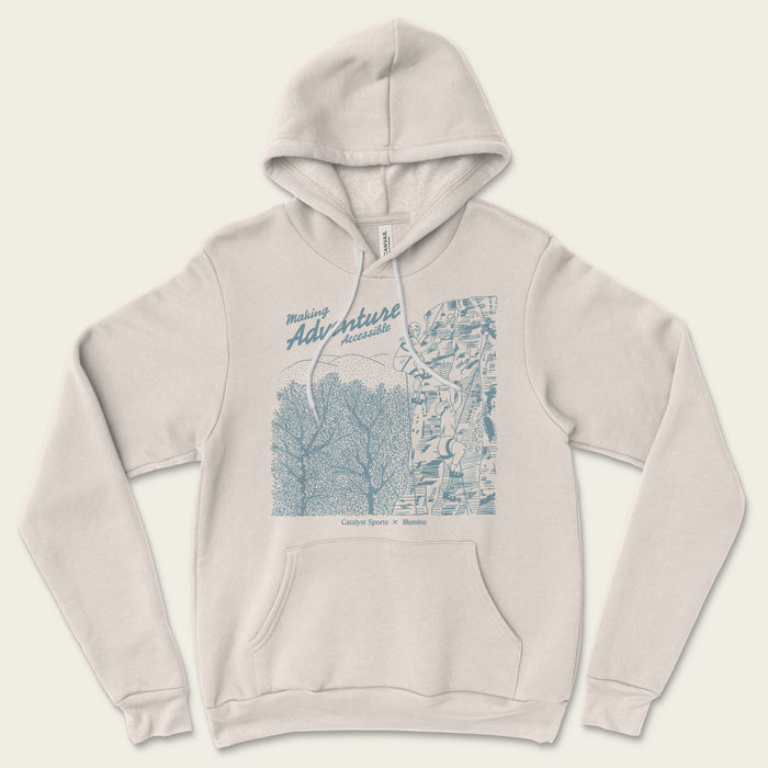 Making Adventure Accessible Hoodie - Heather Dust