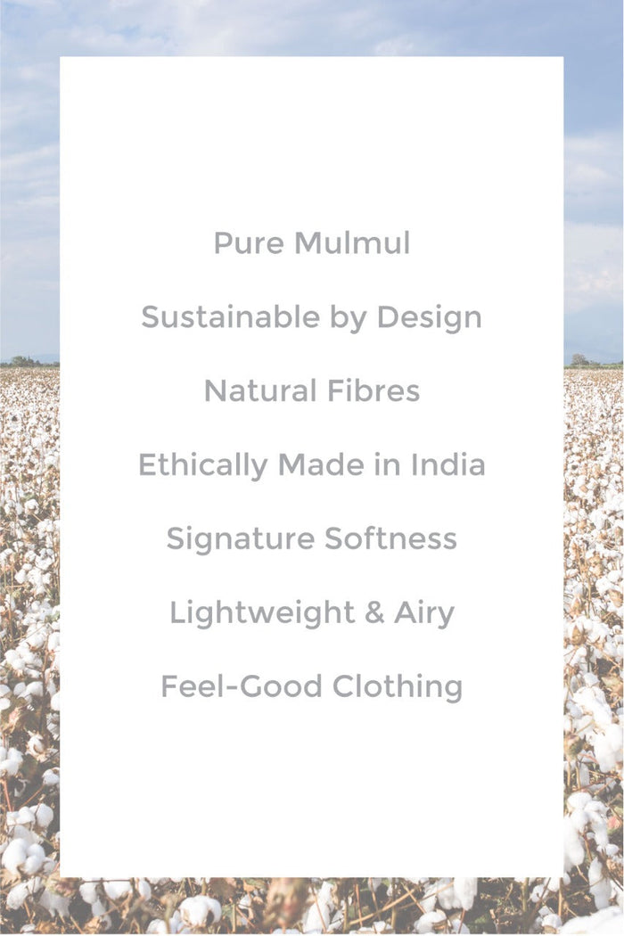 Mulmul Supima Cotton Garden Cress Lime Green Kurta