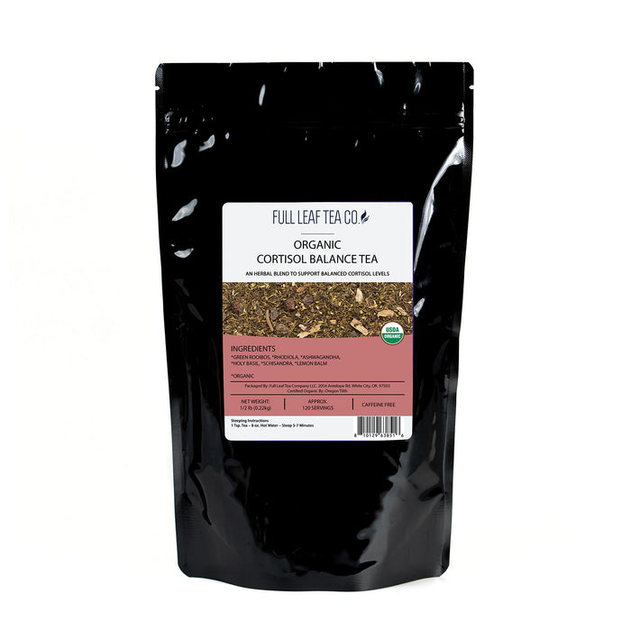 Organic Cortisol Balance Tea - Loose Leaf Tea - Full Leaf Tea Company