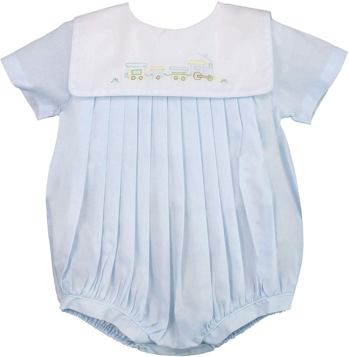 Petit Ami Train Bubble with Tucks