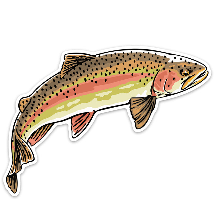 Rainbow Trout Decal Sticker