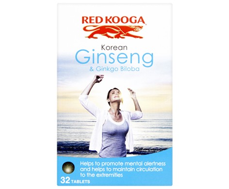 Red Kooga Korean Ginseng & Ginkgo Biloba - 32 tablets