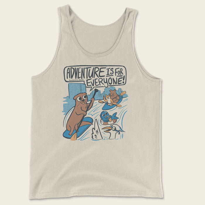 River Crew Unisex Tank - Natural