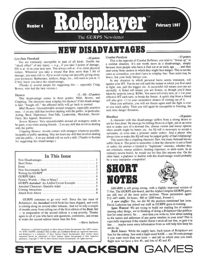 Roleplayer #04