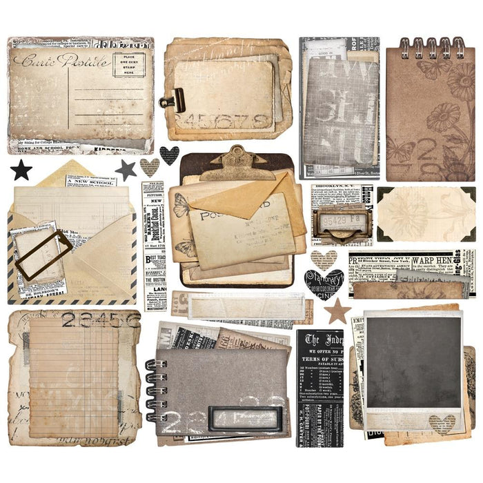 Simple Stories - Simple Vintage Essentials - Ephemera - 22/Pkg. Die-Cuts are a great addition to scrapbook pages, greeting cards and more! The perfect embellishment for all your paper crafting needs! Available at Embellish Away located in Bowmanville Ontario Canada.