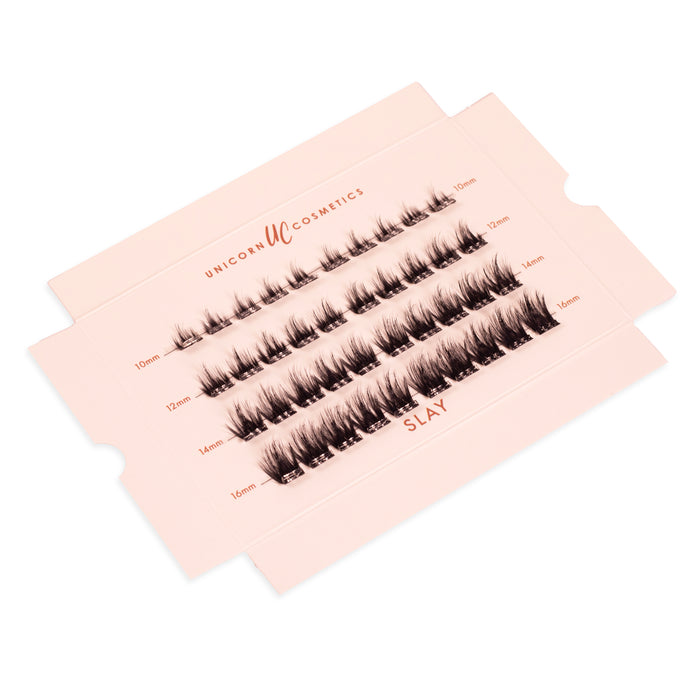 SLAY Super Pre-Glued Party Lashes Full Kit - Unicorn Cosmetics