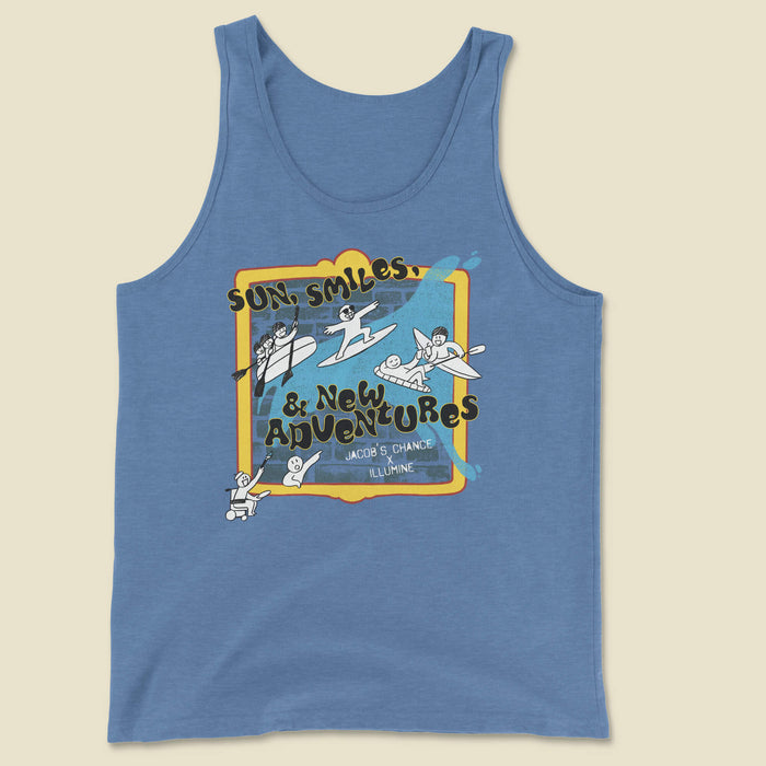 Sun Smiles Adventures Tank - Blue Triblend