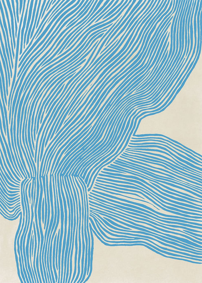 The Line - Blue by Rebecca Hein