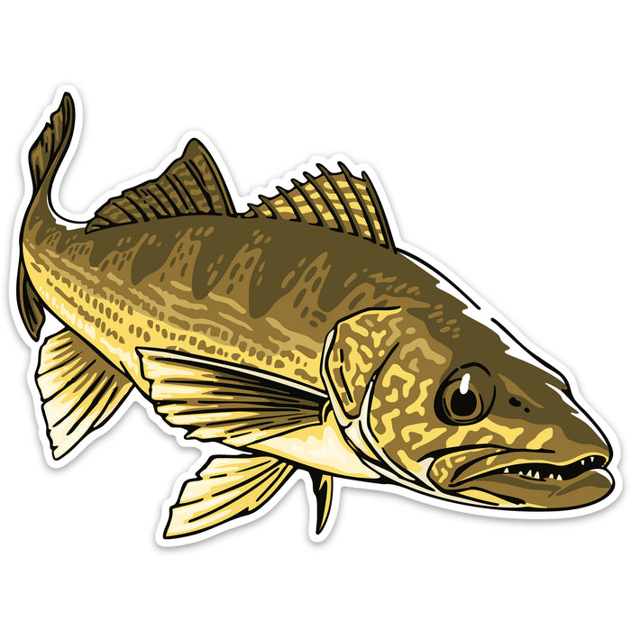 Walleye Decal Sticker