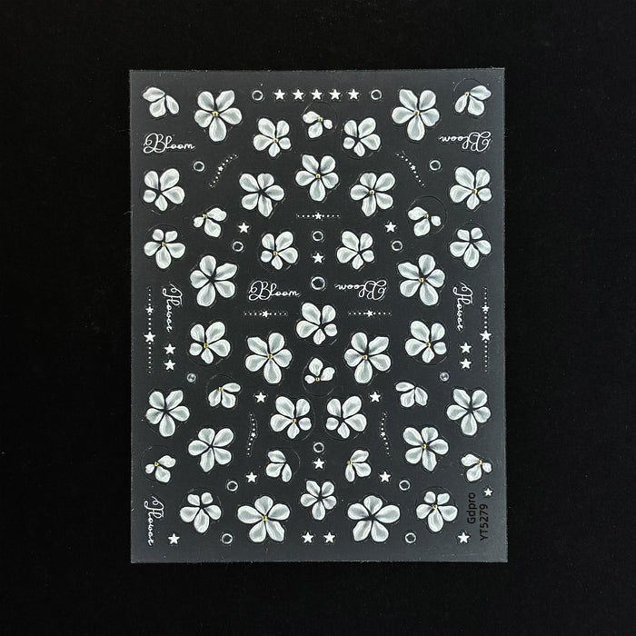 White Cherry Blossoms Decal | Lula Beauty