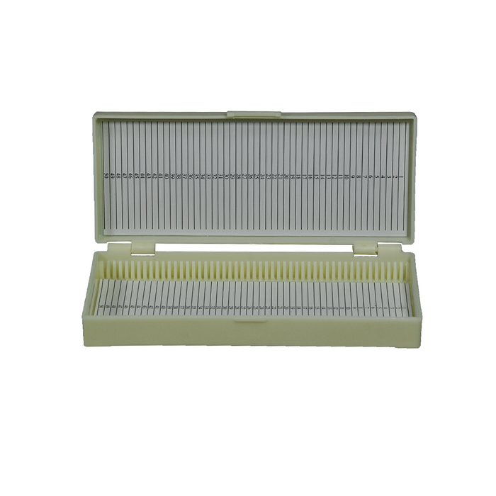 20x8.5x3.3cm 50pc Slide Plastic Box (50pc) SL39803008