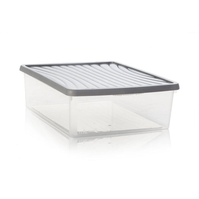 23.5 Litre Wham A3 Paper Plastic Storage Box With Lid - Deep Wham Storage