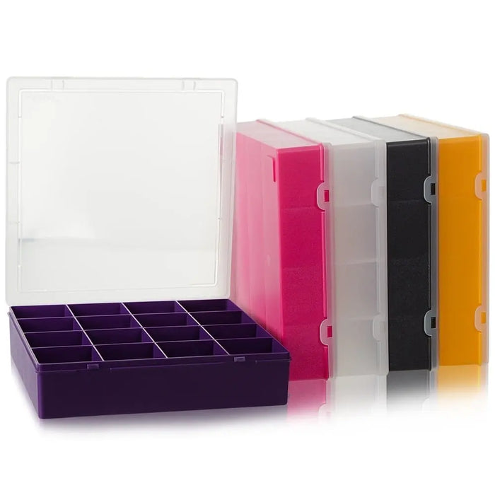 29cm (10.02) Square Plastic Organiser with 16 Compartments Wham Storage