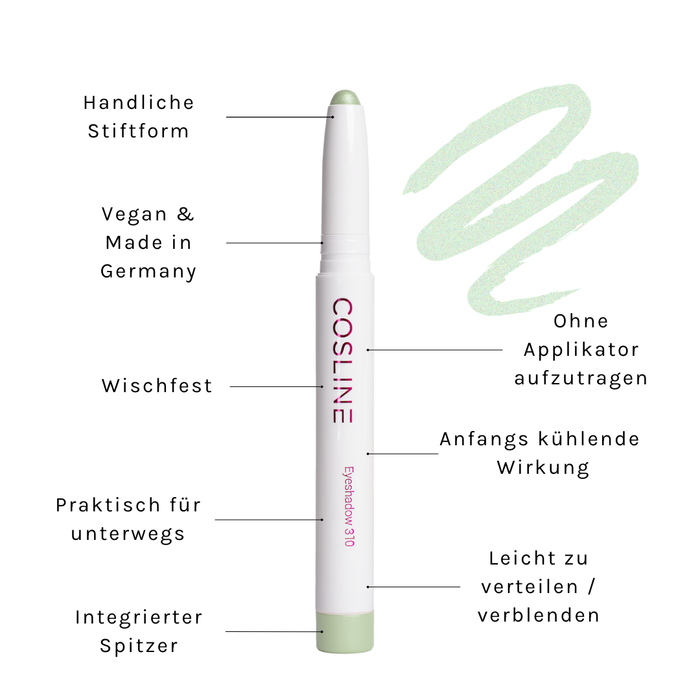 COSLINE Eyeshadow Kiwi 310 Vorteile