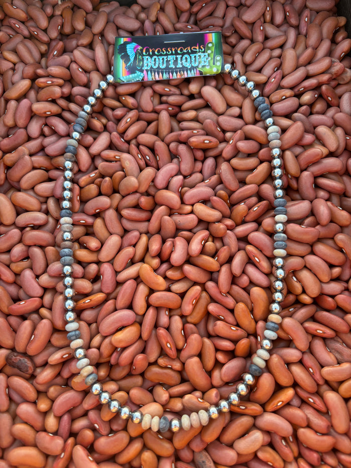 6MM Picasso Jasper Necklace