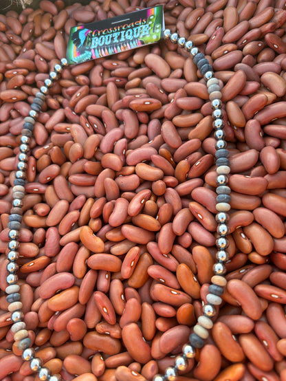 6MM Picasso Jasper Necklace