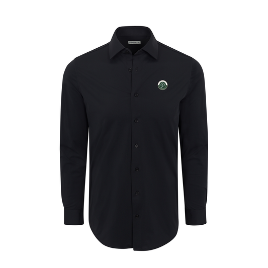 Greenwich Sound Polo Apex Performance Dress Shirt Black