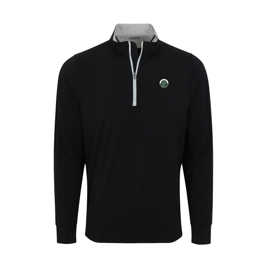Greenwich Sound Polo DriRelease® Performance Pullover Black with Light Grey Trim