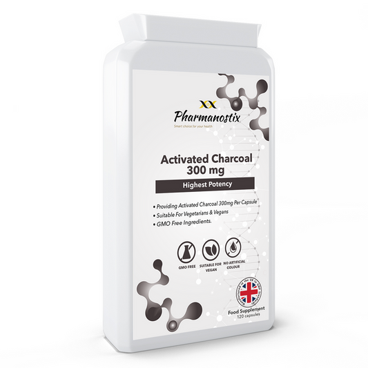 Activated Charcoal 300mg Vegan 120 Capsules