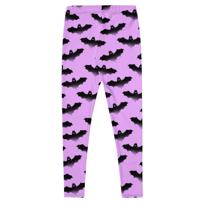 Aensland alternative leggings in pink with bats and crescent moons