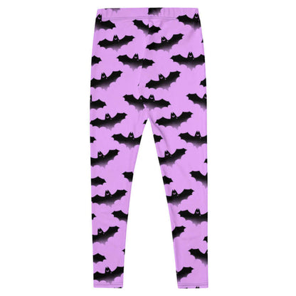 Aensland alternative leggings in pink with bats and crescent moons