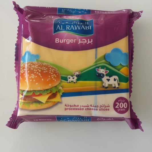 AL  RAWABI Burger cheese 200gm