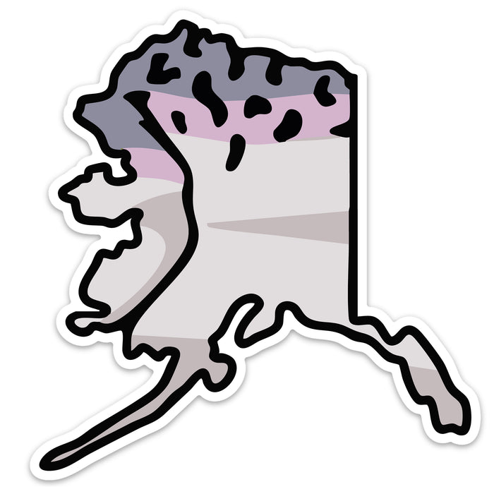 Alaska King Salmon Decal Sticker