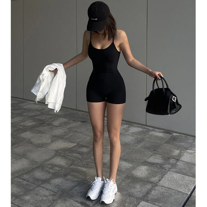 All-matching Summer Waist Bag Slim Fit Sweet And Spicy Niche One-piece Shorts