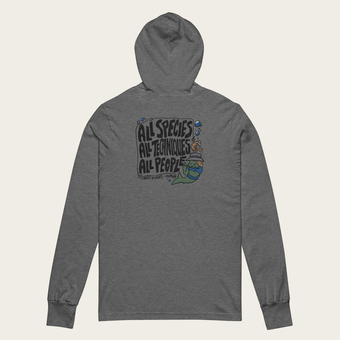 All Species Sun Hoodie - Deep Heather