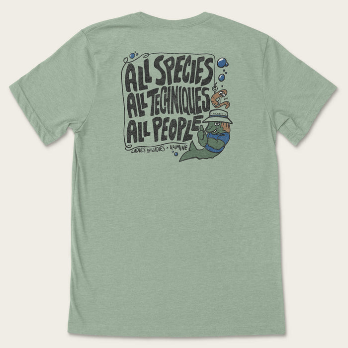 All Species Tee - Heather Sage