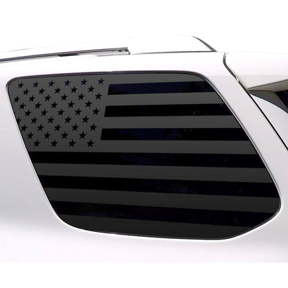 Precut Window American Flag Vinyl Decal Stickers Fits Toyota 4Runner 2010 - 20245th Generation - Bogar Tech Designs