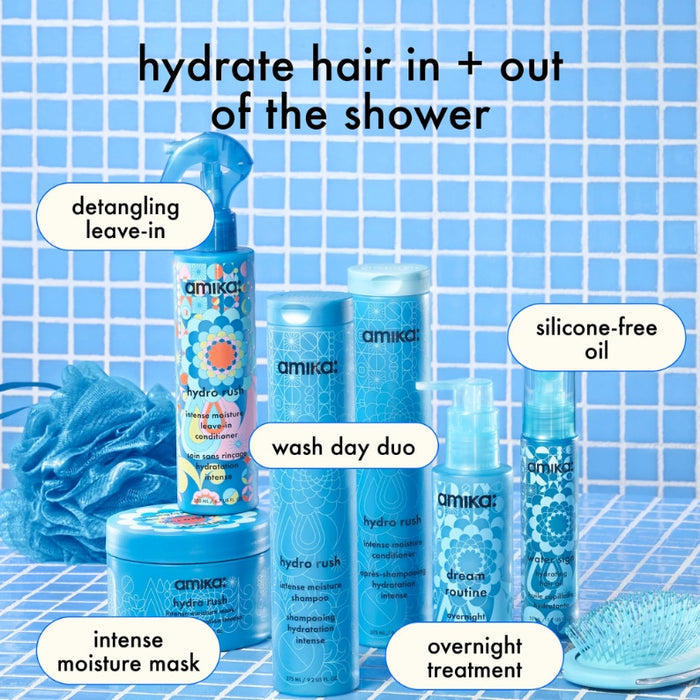 Amika Hydro Rush Intense Moisture Shampoo 275ml