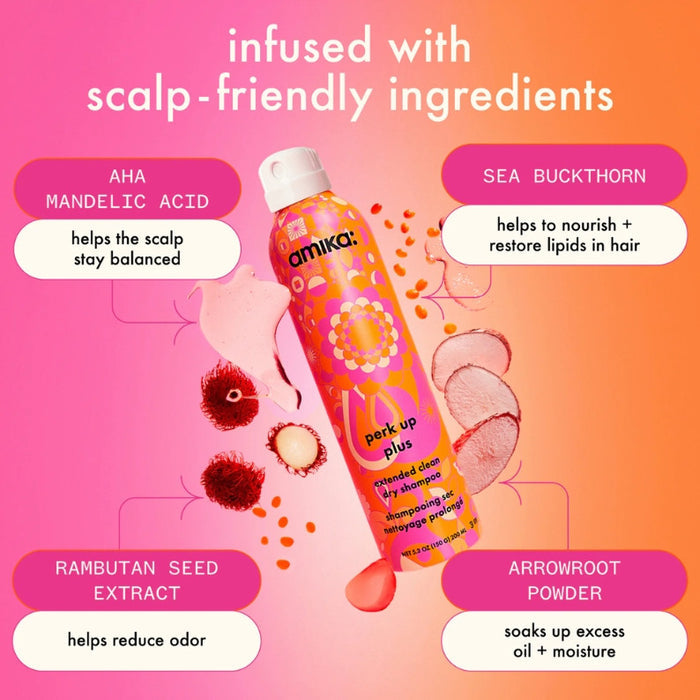 Amika Perk Up Plus Extended Clean Dry Shampoo 199ml