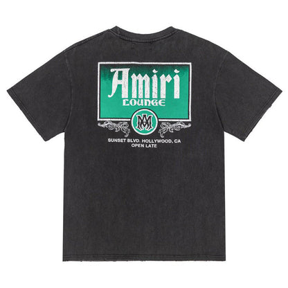AMIRI Lounge Crystal Embellished Cotton Graphic T-Shirt
