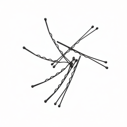 Annie Curved Jumbo Pins 2 3/4 Inch, 80 Count, Black