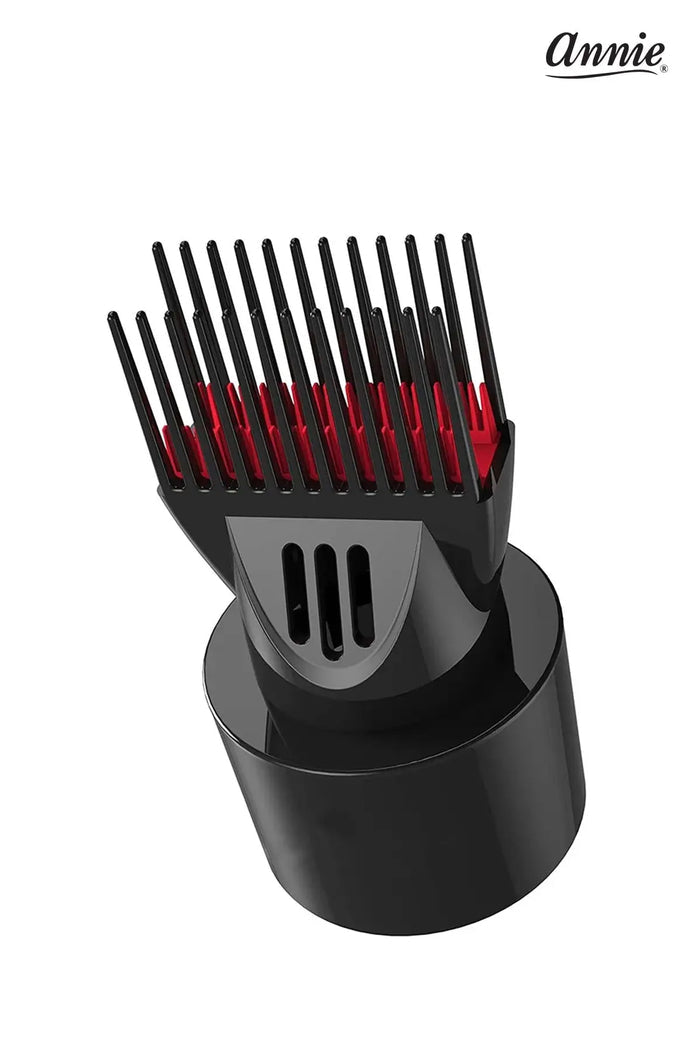 ANNIE UNIVERSAL FIT DETANGLER HAIR DRYER PIK BLACK & RED #2986 - BSW BEAUTY CANADA
