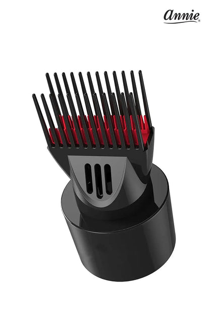 ANNIE UNIVERSAL FIT DETANGLER HAIR DRYER PIK BLACK & RED #2986 - BSW BEAUTY CANADA