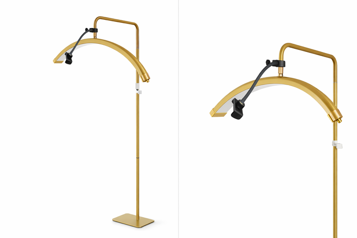 Arc LED Floor Lamp with Adjustable Head